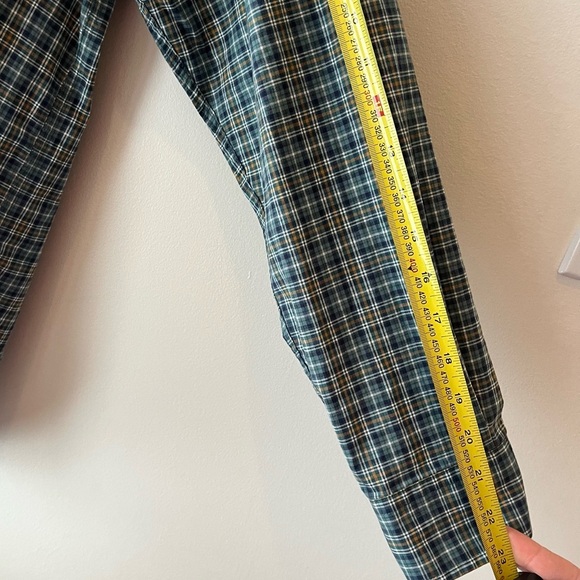 Lot of two Haggar forever new long sleeve plaid flannel button up shirts medium - Picture 10 of 16